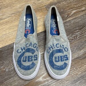 Keds Collab Chicago Cubs Double Decker Slip-On Sneakers Official Gear Size 5